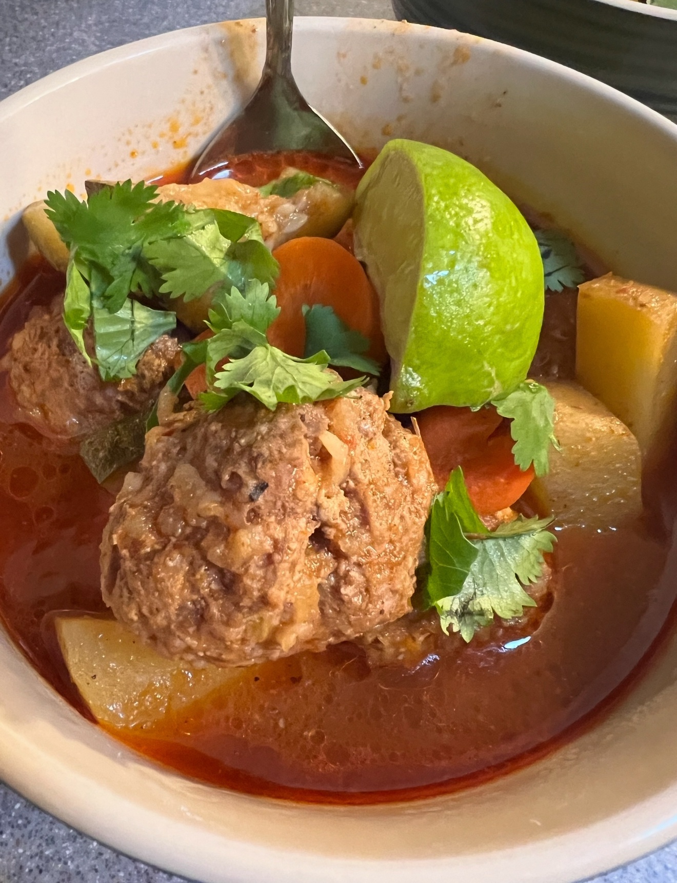 Photo of Spicy Meatball Soup
